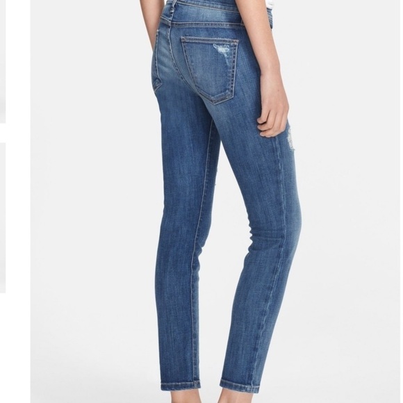 Current/Elliott The Stiletto Niagara Destroy Skinny Jeans Size 27 - Picture 2 of 10